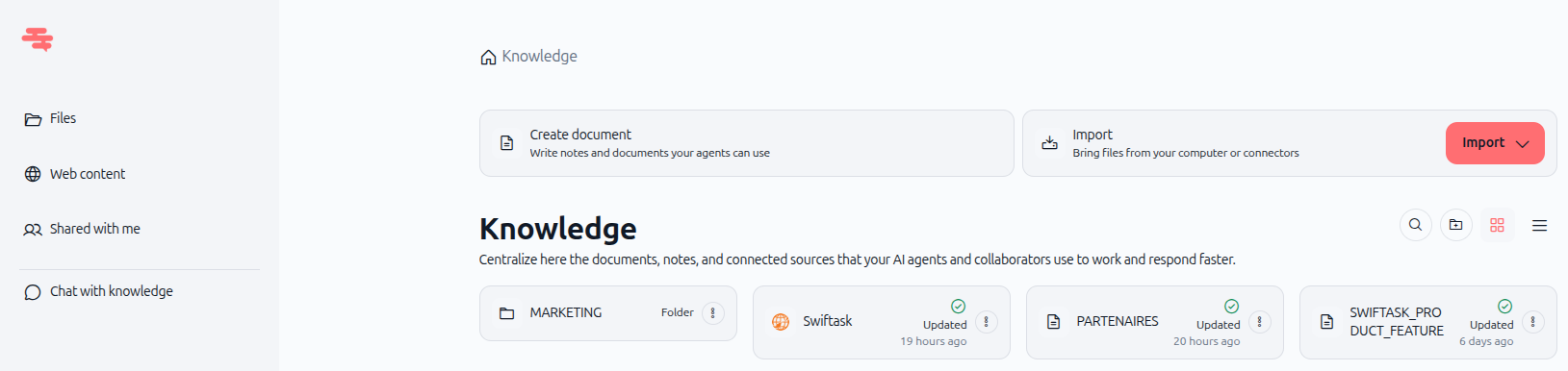 Knowledge Interface