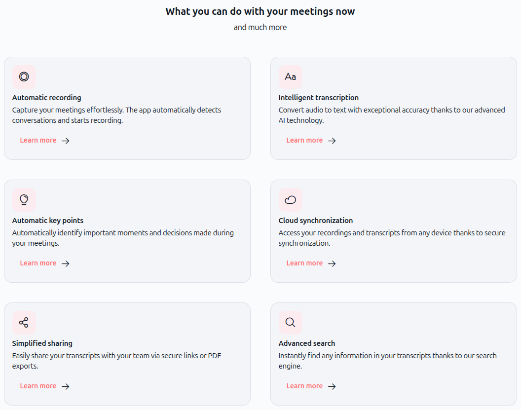 What you can do with your meetings now
