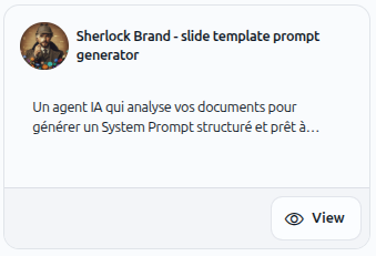 Screenshot: Search for Sherlock Brand agent