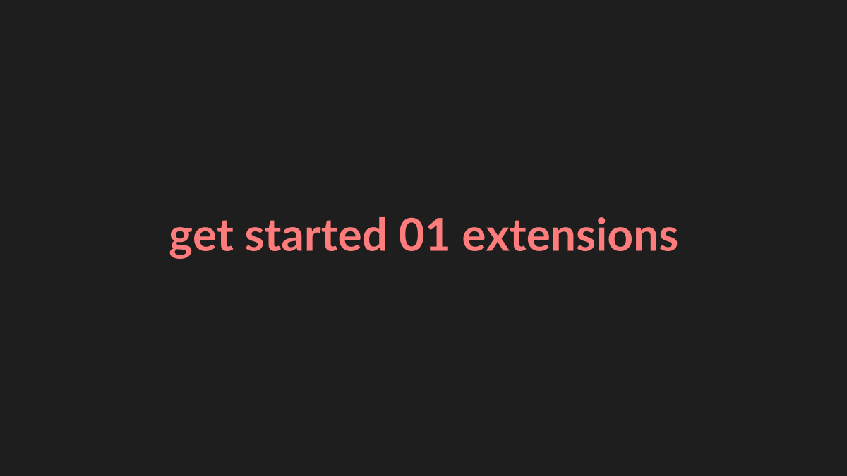 Installing from VS Code Extensions