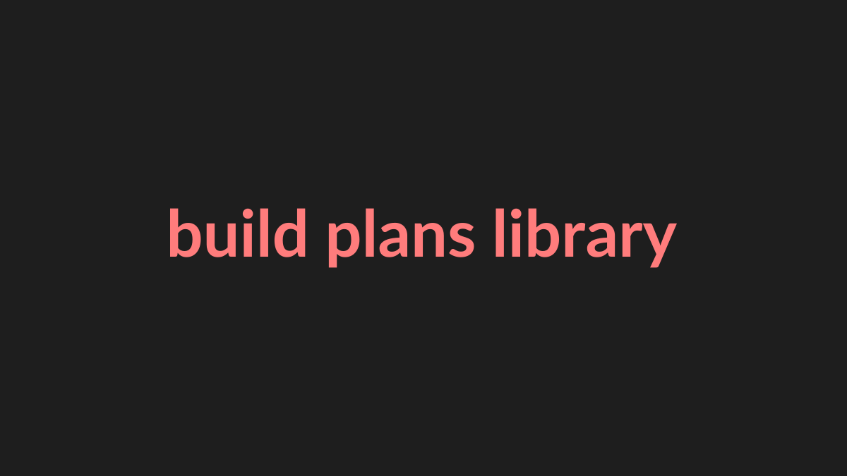 Plans library