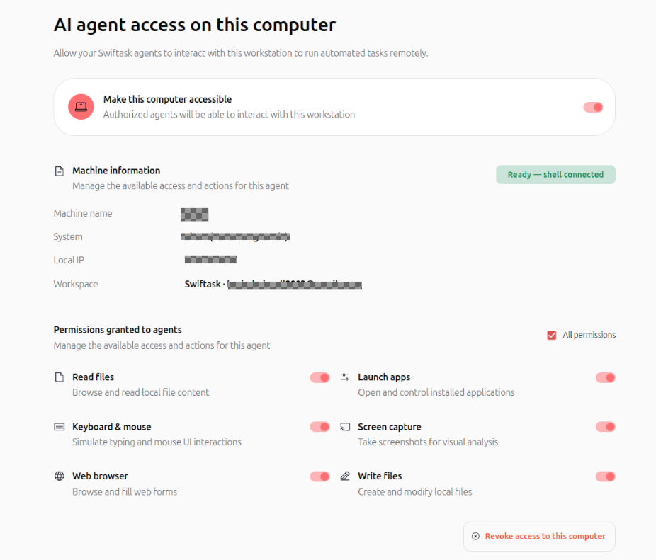 Manage and revoke access