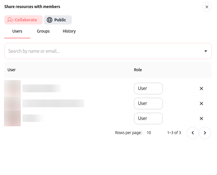 Share with workspace users