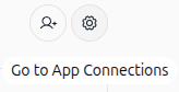 Go to App Connections icon