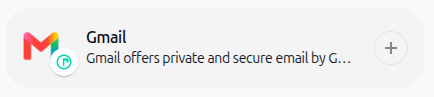 Compétence Gmail dans le catalogue